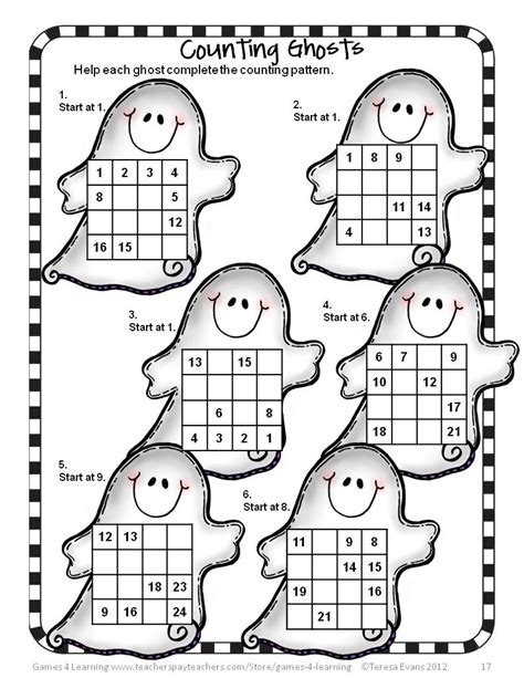 Halloween Math Games Printable